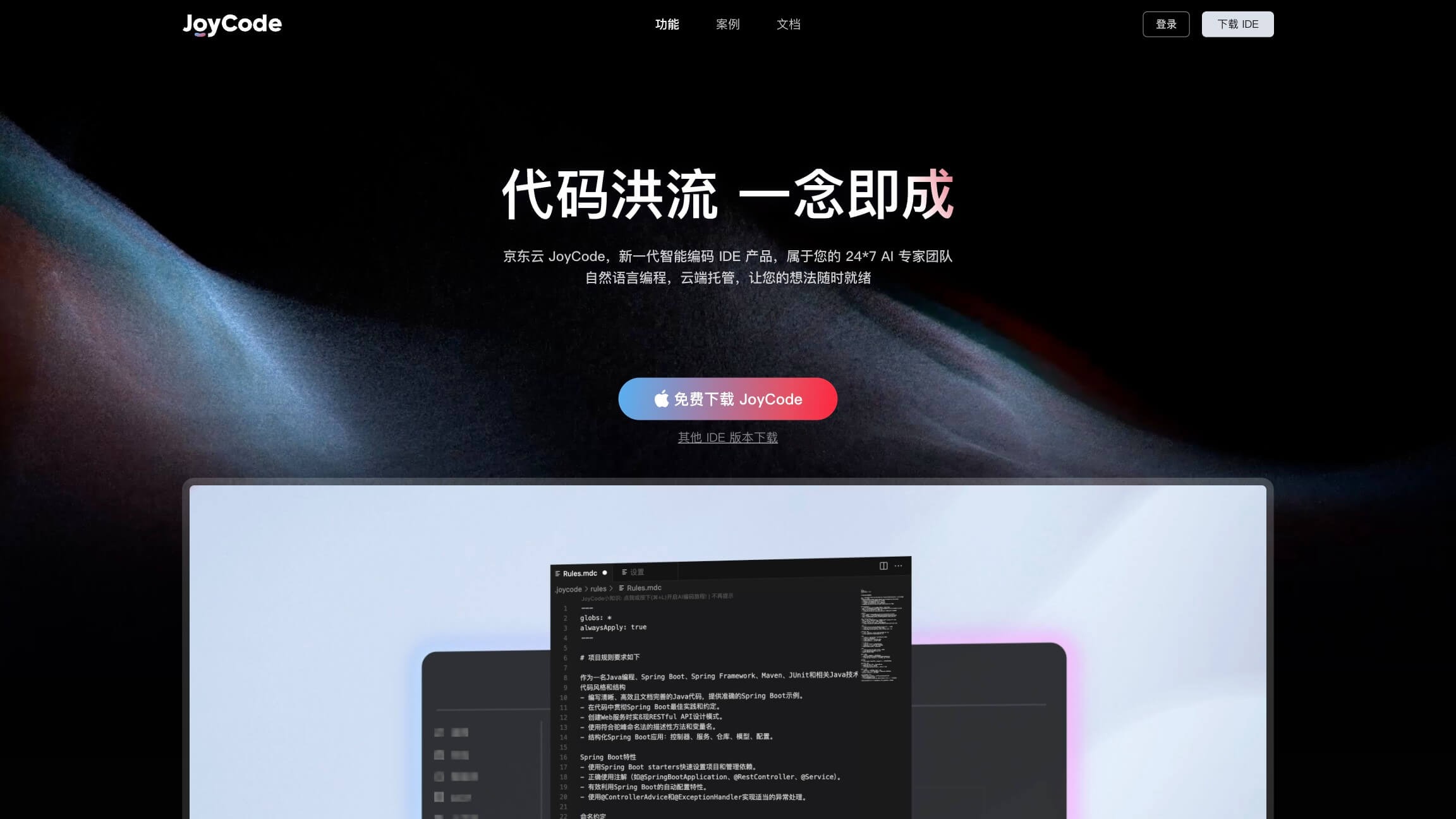 JoyCode截图