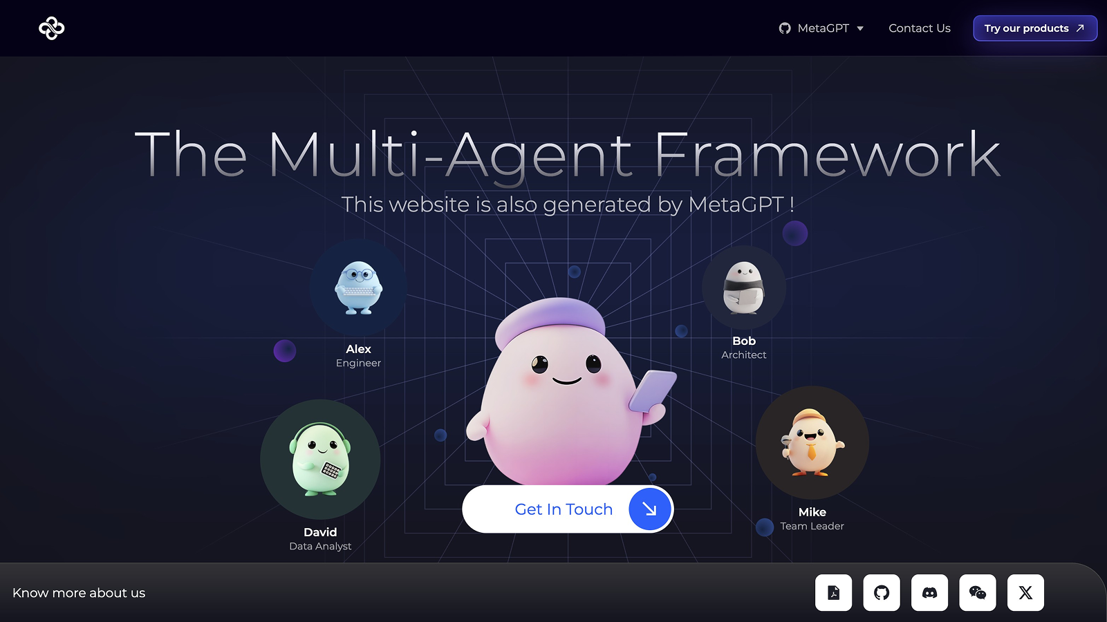 MGX (MetaGPT X)截图