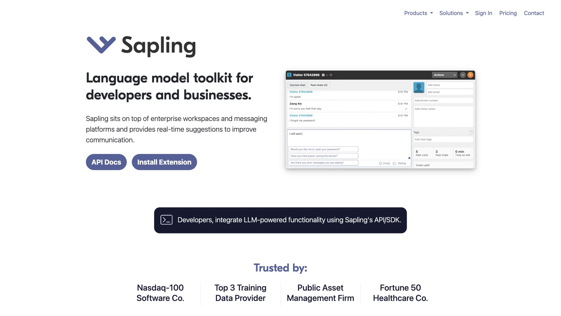Sapling AI Detector截图